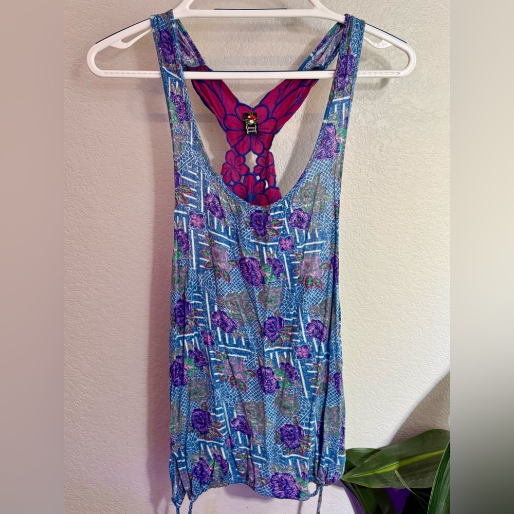 Free People Floral Tank Top